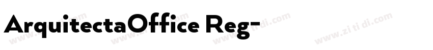 ArquitectaOffice Reg字体转换